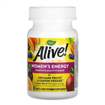 Nature's Way, Alive! Women's Energy Complete Multivitamin, 50 Tablets