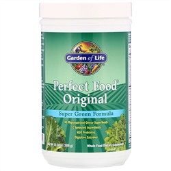 Garden of Life, Perfect Food Original, Супер Зеленая Формула 10.58 унции (300 г)