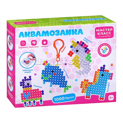 Мозаика-аква "Единорожка" в коробке