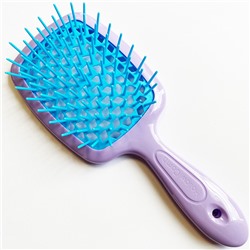 SUPERBRUSH Расческа для волос ЛИЛОВО-ГОЛУБАЯ