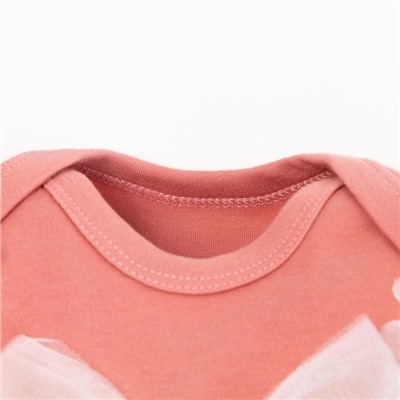 Боди с бантиком «Крошка Я» BASIC LINE, рост 68-74 см