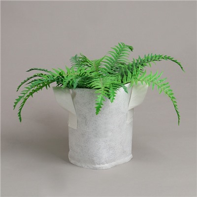 Контейнер с ручками, 18 × 21 см, 4 л, спанбонд, плотность 130 г/м², Greengo