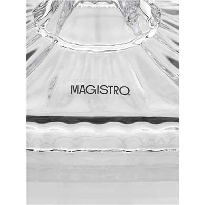 Диспенсер для напитков Magistro «Восторг», 3 л, 17×17×50 см, стекло