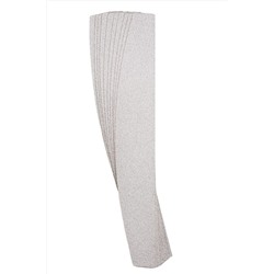 NailPro Сменные файлы для маникюра и педикюра на вспенке / White, лодка, 80 грит, 10 шт. KRISTALLER, 1110158