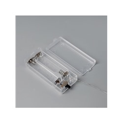 Светодиодная фигура «Подарки с еловой веткой» 15, 20, 25 см, текстиль, металл, батарейки ААх2 (не в комплекте), свечение тёплое белое