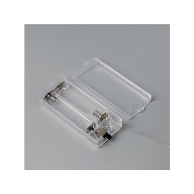 Светодиодная фигура «Подарки с еловой веткой» 15, 20, 25 см, текстиль, металл, батарейки ААх2 (не в комплекте), свечение тёплое белое