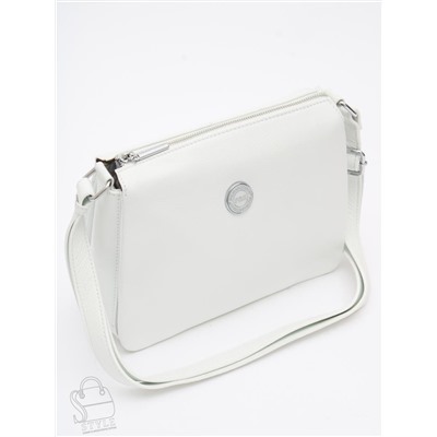 Сумка женская кожаная 0529C white Polina&Eiterou  в Новосибирске