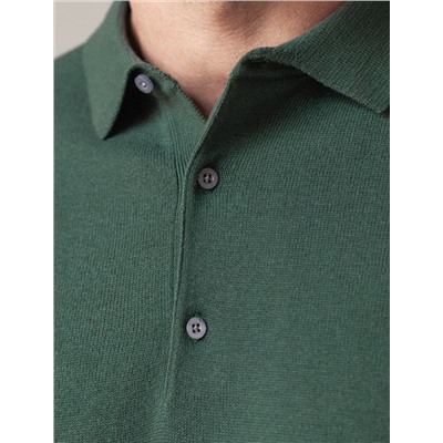 Джемпер-поло из хлопка с нейлоном