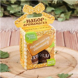 Набор «Настоящему банщику» 2 эфирных масла 100% 15 мл