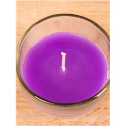 Свеча ароматическая в стакане SCENTED CANDLE, 100 г, лавандовые поля