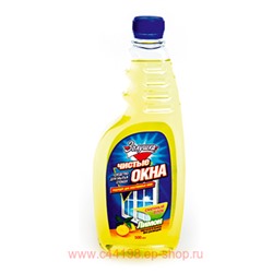 Золушка Чистые Окна, 0.5 л, Лимон,Сменный Блок