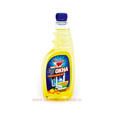 Золушка Чистые Окна, 0.5 л, Лимон,Сменный Блок