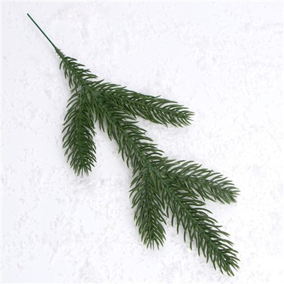 Ветка декоративная новогодняя, набор 5 шт., 28 см