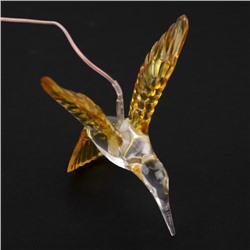 Садовый светильник «Колибри», уличный, на солнечной батарее, 6 LED, свечение мульти