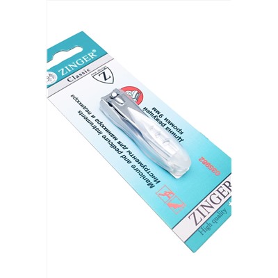 Zinger Книпсер для ногтей средний в контейнере / Classic SLN-603-С10 white-box transp, 9 мм KRISTALLER, 1112111