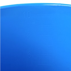 Ведро с крышкой и мерной шкалой, 10 л, d=27.3 см, h=28.7 см, МИКС