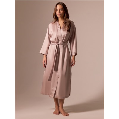 Халат домашний женский SL Tensel Home, размер 44-46, пудровый