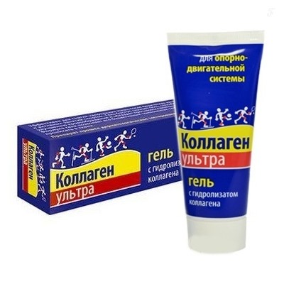 Коллаген Ультра гель уход за мышцами и суставами туба 75 мл