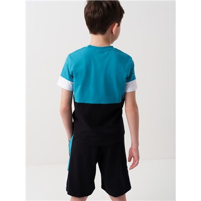 Комплект трикотажный для мальчиков: фуфайка (футболка), шорты