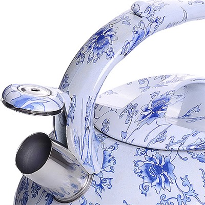 28200 Чайник 3л нерж/сталь со свистком МВ (х6)