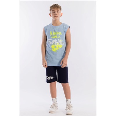 Костюм майка с шортами М223016Пб