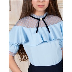 Блузка для девочки короткий рукав Соль&Перец