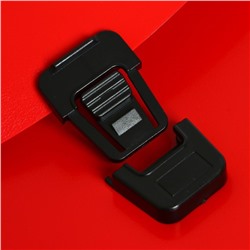 Папка-портфель А4 Calligrata, 1 отделение, 700 мкм, до 300 листов, красная