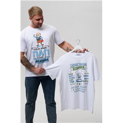 8539 футболка мужская (Белый_дедушка)