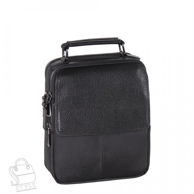 Сумка мужская кожаная 8208-3ST black S-Style