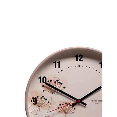 Часы настенные «Полевые цветы», плавный ход, d=30.5 см
