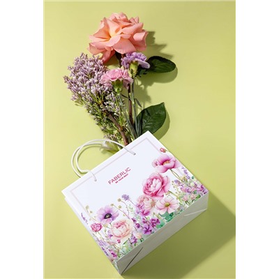 Бумажный подарочный пакет «Мелодия весны», размер L