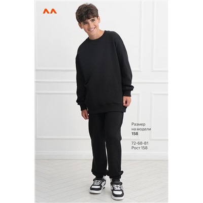 Детский костюм оверсайз из футера трехнитки Happyfox