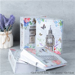 Фотоальбом 100 фото 10х15 Города / 9378 /уп 96/