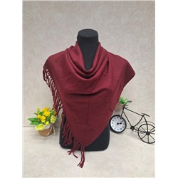 Платок из кашемира, цвет бордовый