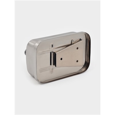 Диспенсер механический для антисептика, жидкого мыла, 500 мл, нержавеющая сталь