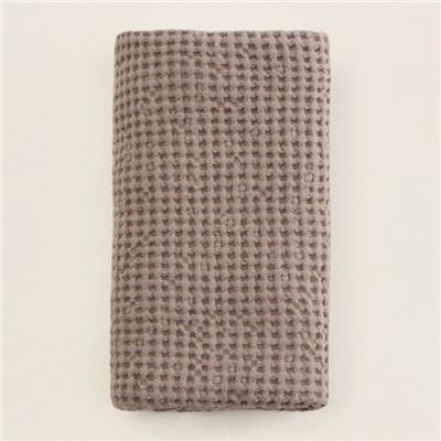 Полотенце вафельное SL HOME: Linen «Саббиа», 40×70 см, бежевое