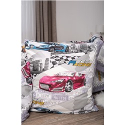 КПБ Форсаж бязь 1,5 сп с 1 наволочкой