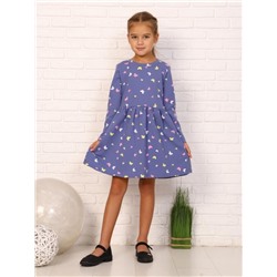 Платье Мотылек детское дл. рукав (Индиго)