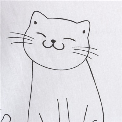 Постельное бельё 1.5-спальное «Этель» Dancing cats, бязь