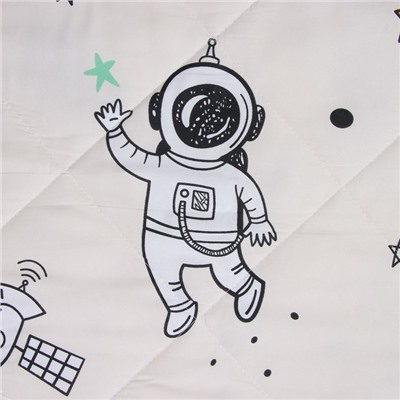 Покрывало 1.5-спальное LoveLife Astronaut, 150×210±5 см, новосатин