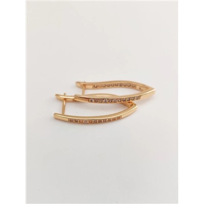 Серьги "Милесса с цирконами"