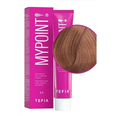 TEFIA Mypoint 8.85 Перманентная крем-краска для волос / Светлый блондин коричнево-красный, 60 мл KRISTALLER, 1114511