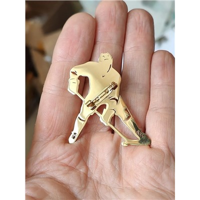 Брошь «Хоккеист»