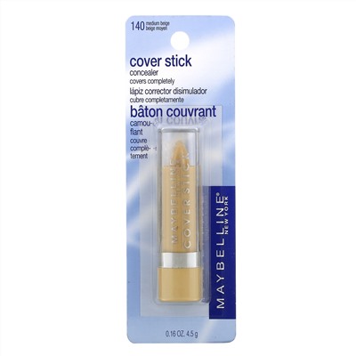 Maybelline, Корректор-стик, бежевый 140, 4,5 г