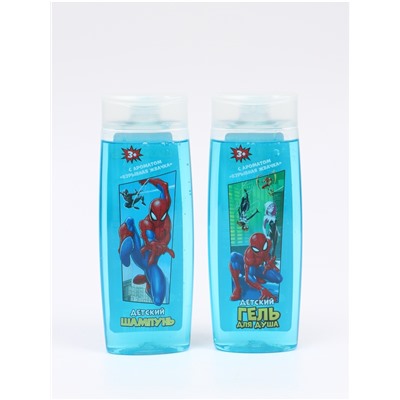 Подарочный набор: гель для душа 250 мл, шампунь 250 мл, Человек-паук