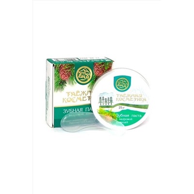 Зубная паста с кедровой живицей 25г ЭКОПРОДУКТЫ, 1184934
