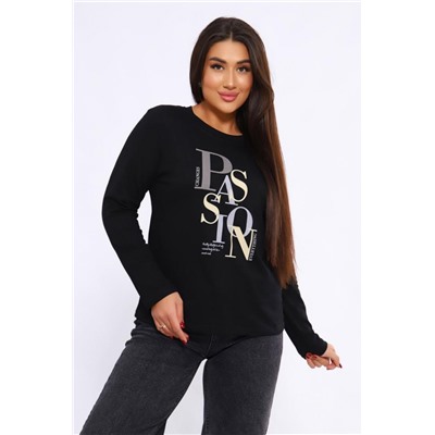 Лонгслив ЛЖ094 (Черный)