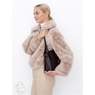 Сумка женская кожаная 2388Y coffee Polina&Eiterou