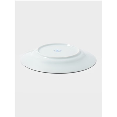 Тарелка Добрушский завод «Идиллия», d=20 см, фарфор, белая