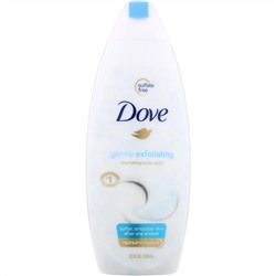 Dove, Мягко отшелушивающий гель для душа, 650 мл
